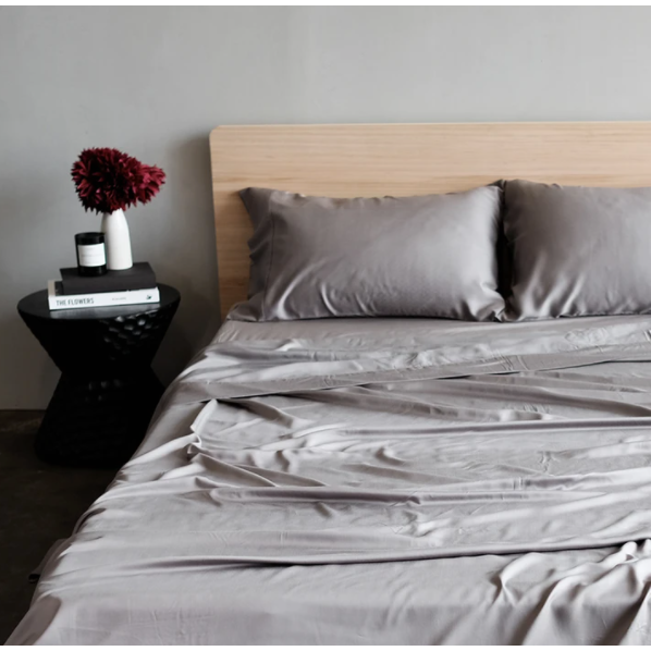 Bamboo Sheet Set Set - Steel - Mulberry Threads