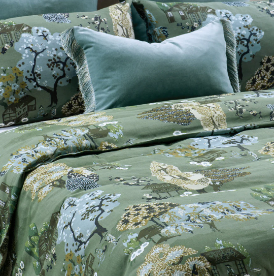 Yuttari Sage Duvet Cover Set - Bianca Lorenne