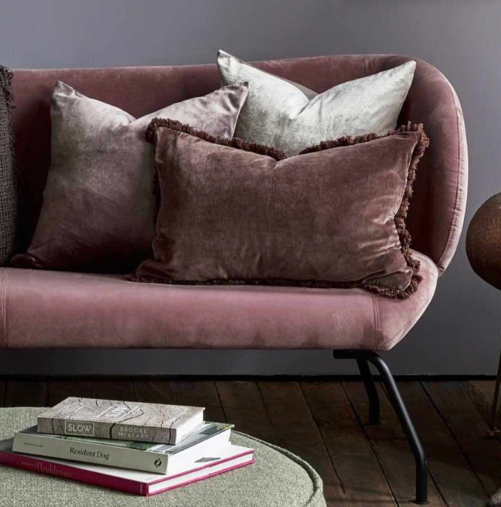 Eadie Lynette Boho Preonze Velvet Cushion 50 x 50cm