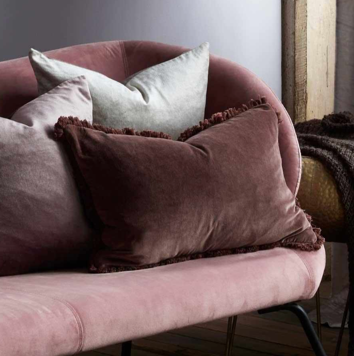 Eadie Lynette Boho Preonze Velvet Cushion 50 x 50cm