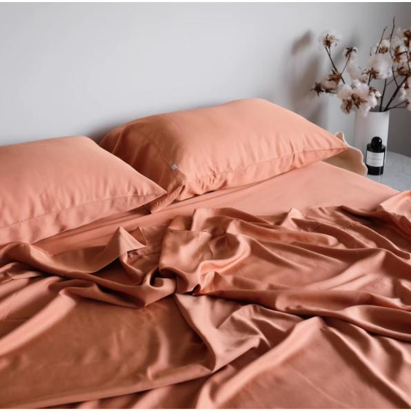 Bamboo Sheet Set -  Rust - Mulberry Threads