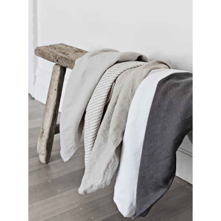 French Linen Standard Pillowcase Set  - Natural: The Cover Collective