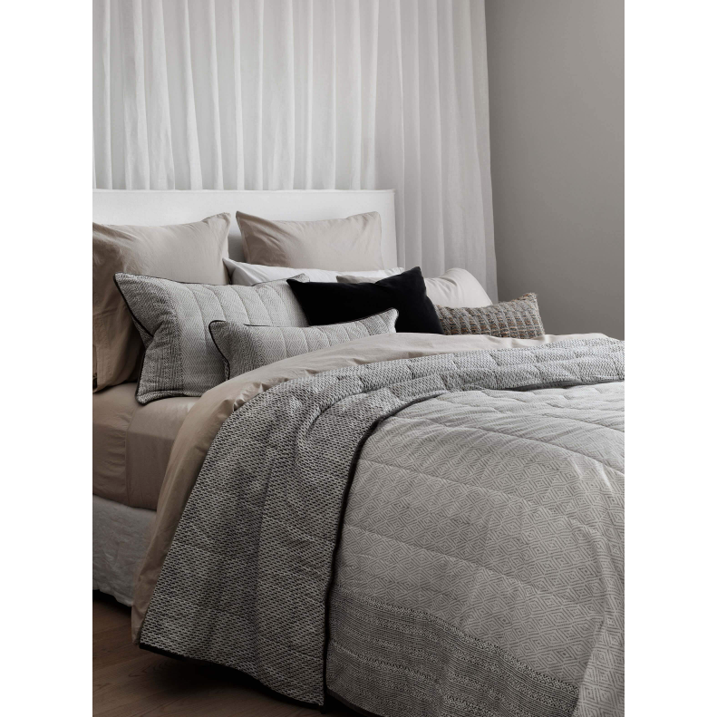 Nordic Flax Duvet Cover Set - Flax:  L&amp;M Home
