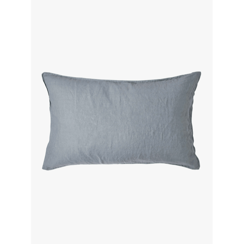 Mondo French Linen Duvet Cover Set - Storm Grey: L&amp;M Home