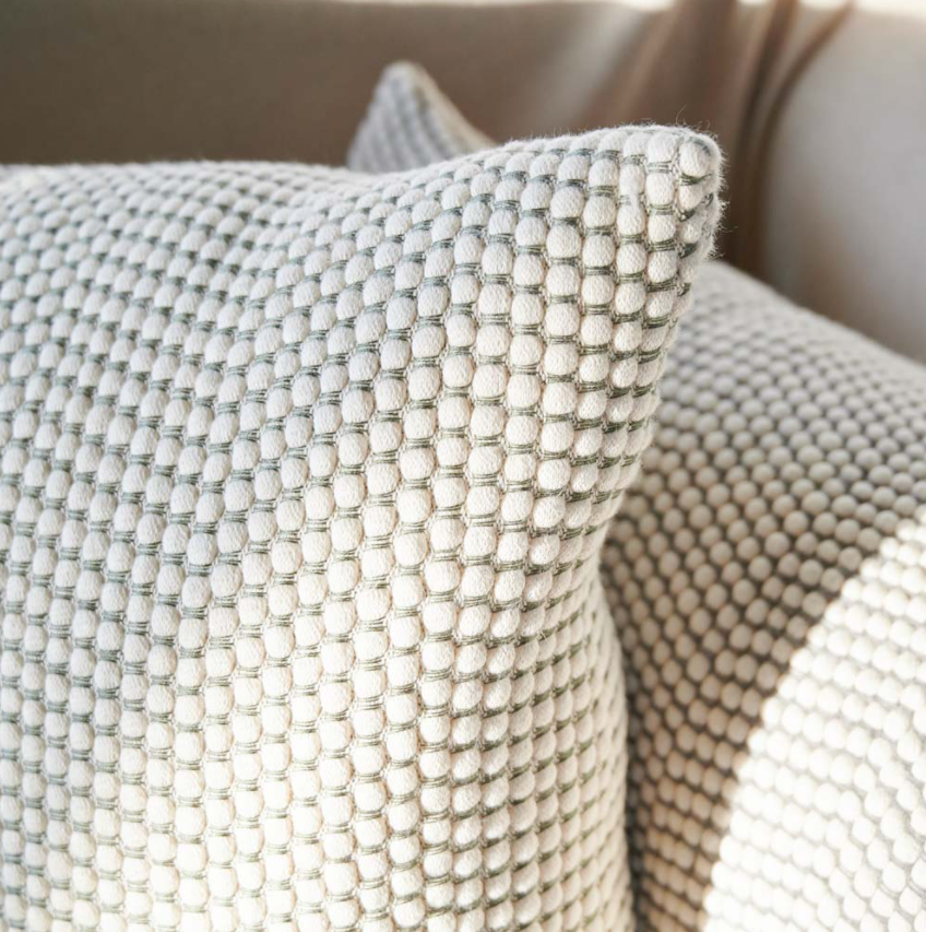 Favo Lumbar Cushion Honeycomb Weave 120 x 40cm: Eadie Lifestyle