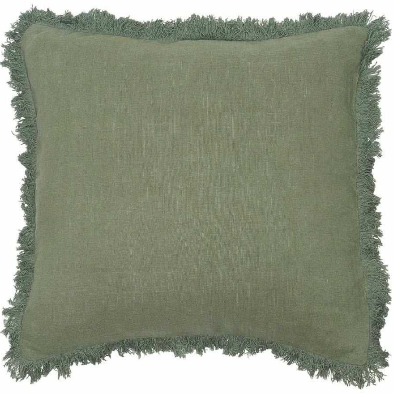 Luca Linen Cushion -  Sage - 60cm x 60cm: Eadie Lifestyle