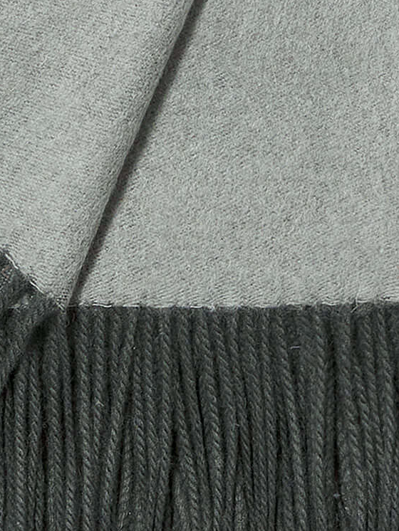 Cashmere / Wool Blend Throw - Eucalyptus Gum: L&amp;M Home