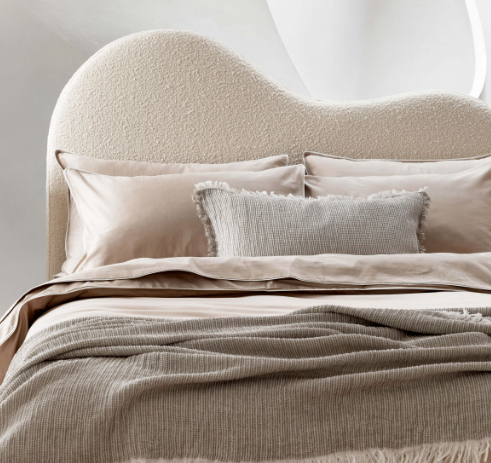 Belmont Standard Pillowcases (Pair) - Dune - L&amp;M Home