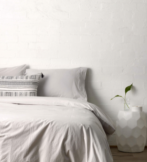 Nordic Duvet Cover Set in Cloud: L&amp;M Home