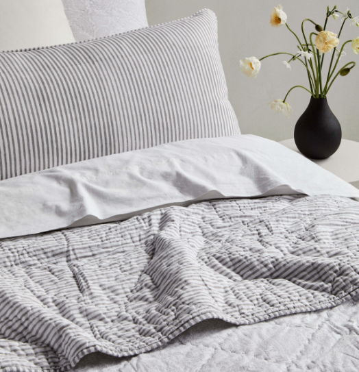 Verona Quilted Bed Quilt 210 x 200cm : L&amp;M Home