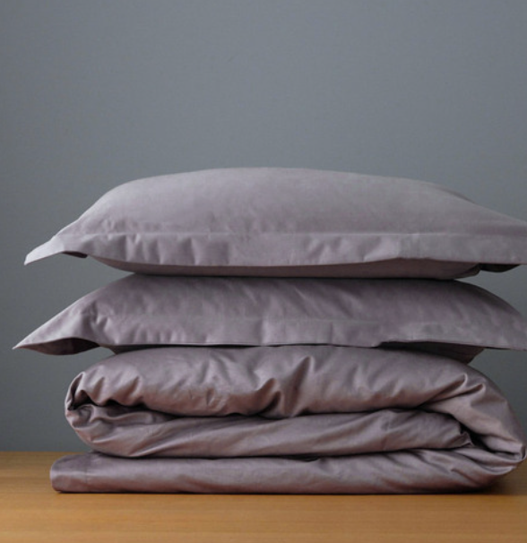 Mille 1000 Thread Count Pure Cotton Duvet Cover Set - Pewter