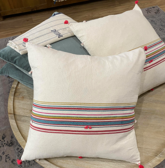 Loomed Cushion 65x65cm - Fur Ahir 48 by Injiri