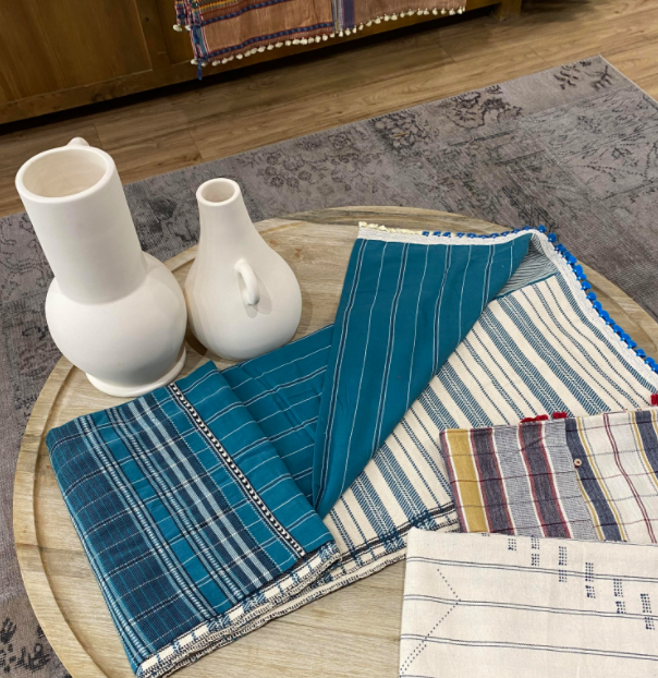 Loomed Bed Cover  155x230cm - Fur Asmanii 14 by Injiri