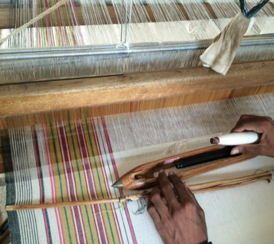 Loomed Cushion 65x65cm - Fur Ahir 48 by Injiri