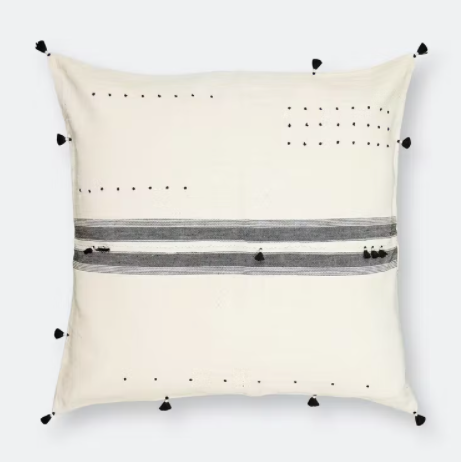 Loomed Cushion 65x65cm - Fur Rebari 01 by Injiri