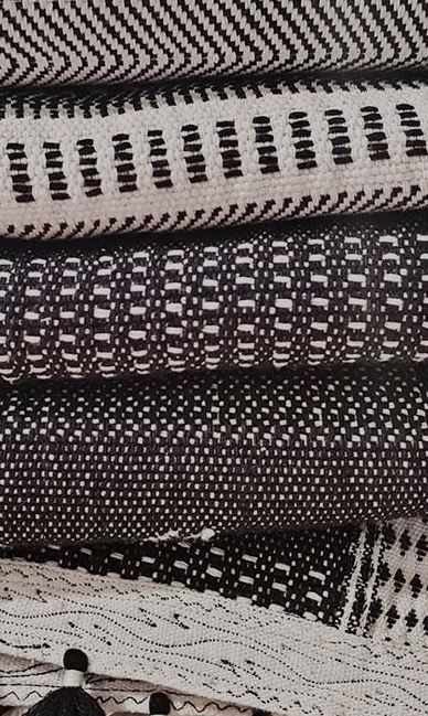 Loomed Bed Cover:  Fur Jat 06  - 240cm x 160cm by Injiri