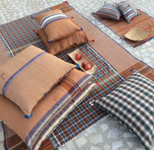 Loomed Bed Cover (241 x 160cm) Fur Meghwal 18 by Injiri