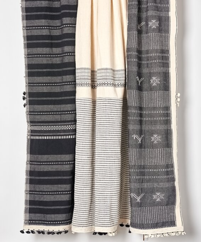 Loomed Bed Cover:  Fur Jat 06  - 240cm x 160cm by Injiri