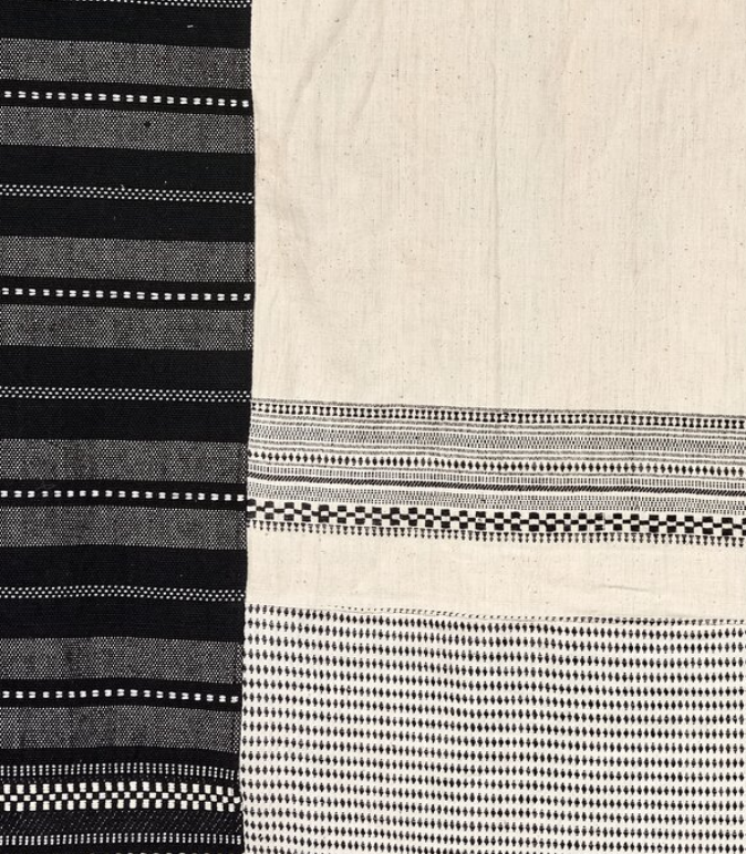 Loomed Bed Cover:  Fur Jat 06  - 240cm x 160cm by Injiri