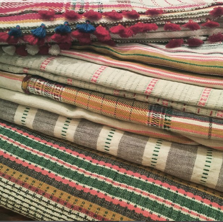 Loomed Floor Cushion Cover - 80 x 80cm - Fur Meghwal 11 by Injiri