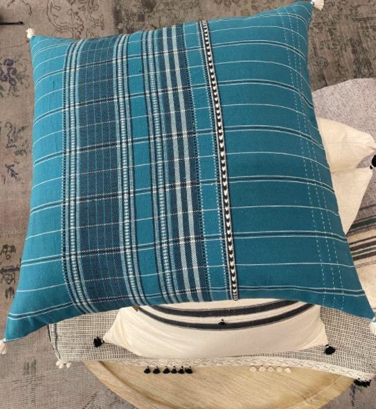 Loomed Cushion - 65x65cm - Fur Asmani 34  by Injiri