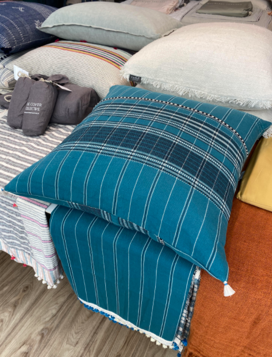 Loomed Fur Asmani Cushion 65x65cm Injiri The Sleepy Goose