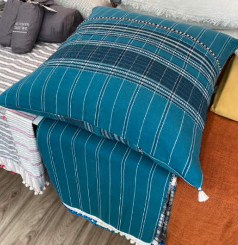 Loomed Cushion - 65x65cm - Fur Asmani 34  by Injiri