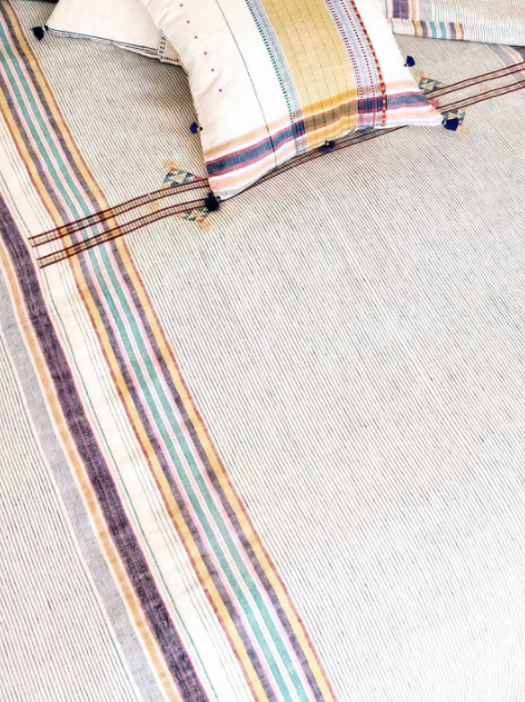 Duvet Cover - King Size:  Fur Ahir 64C  by Injiri