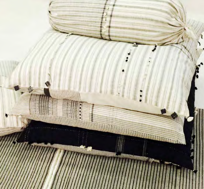 Loomed Floor Cushion Cover - 80 x 80cm - Fur Rebari 22 by Injiri