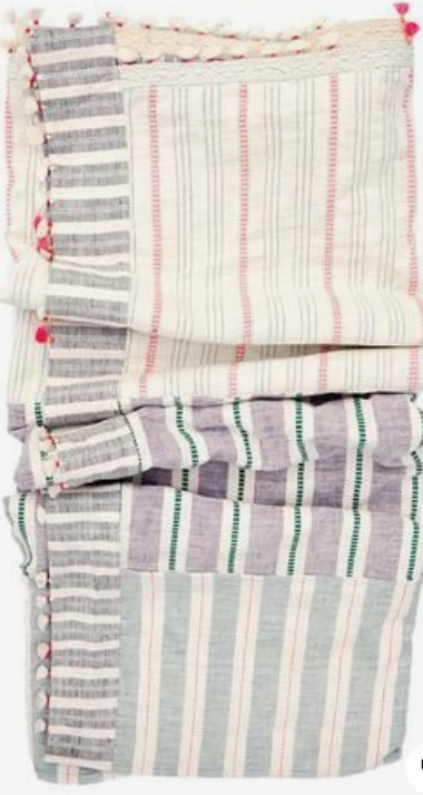 Loomed Bed Cover  165 x 230cm - Fur Dhari 05 by Injiri