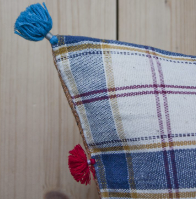 Loomed Floor Cushion Cover - 80 x 80cm - Fur Rebari by Injiri