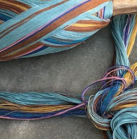 Loomed Floor Cushion Cover - 80 x 80cm - Fur Rebari by Injiri