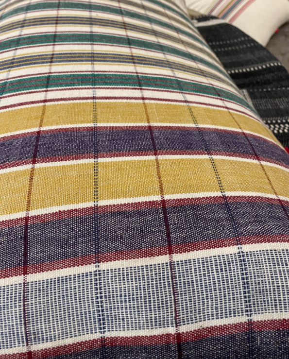 Loomed Floor Cushion Cover - 80 x 80cm - Fur Rebari by Injiri