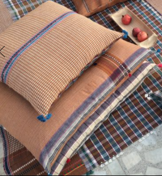 Injiri Fur Meghawal 04 Loomed Floor Cushion Cover 80x80cm