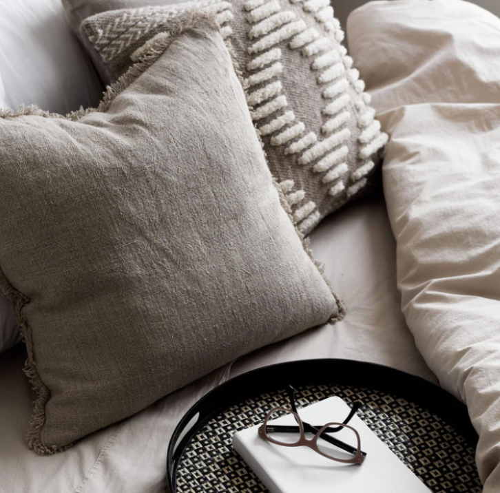 Burton Grand Oatmeal Cushion 60x60cm - L&M Home