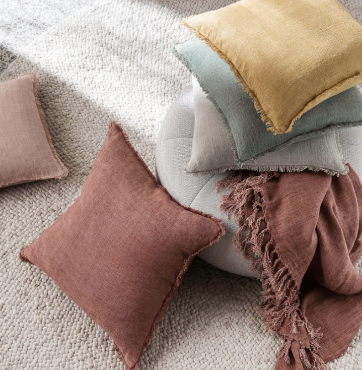 Burton Grand Seagrass Cushion 60X60cm- L&amp;M Home