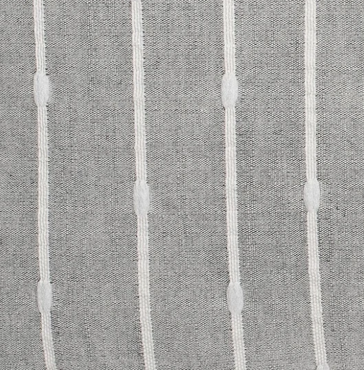 Dolce Cushion in Grey/White Stripe (60cm x 60cm) - Eadie Lifestyle
