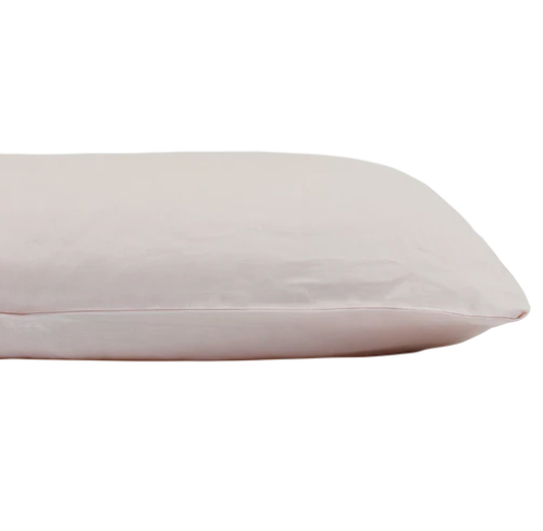 French Linen Standard Pillowcase Set  - Nude Blush: The Cover Collective