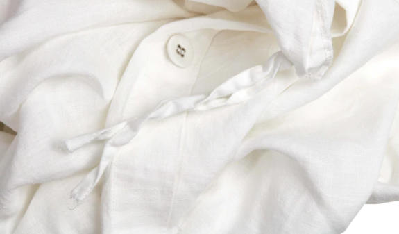 French Linen Standard Pillowcase Set  - White: The Cover Collective